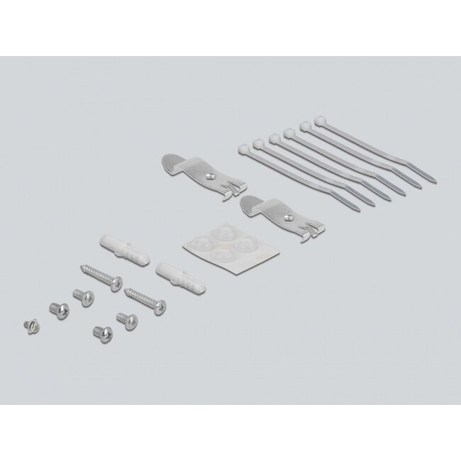 Delock Keystone Patch Panel 6 Port black