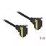 Delock DVI Cable 18+1 male angled to 18+1 male angled 1 m