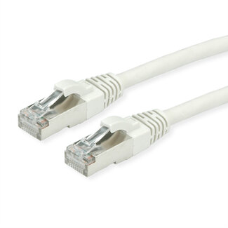 Roline ROLINE S/FTP-kabel Cat.7, LSOH, met RJ-45 connectoren (500 MHz / Klasse EA), grijs, 2 m