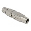 Delock Coupler for network cable Cat.6A STP toolfree