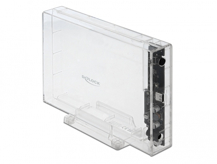 DeLOCK 42623. Type product: HDD-/SSD-behuizing. Aantal storage drives ondersteund: 1, Opslag schijfgrootte: 2.5/3.5", Ondersteunde opslagstationinterfaces: SATA III, Hot-swap. Kleu