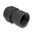 Delock Feed-through coupler for RJ45 network cables IP67 dust and waterproof black