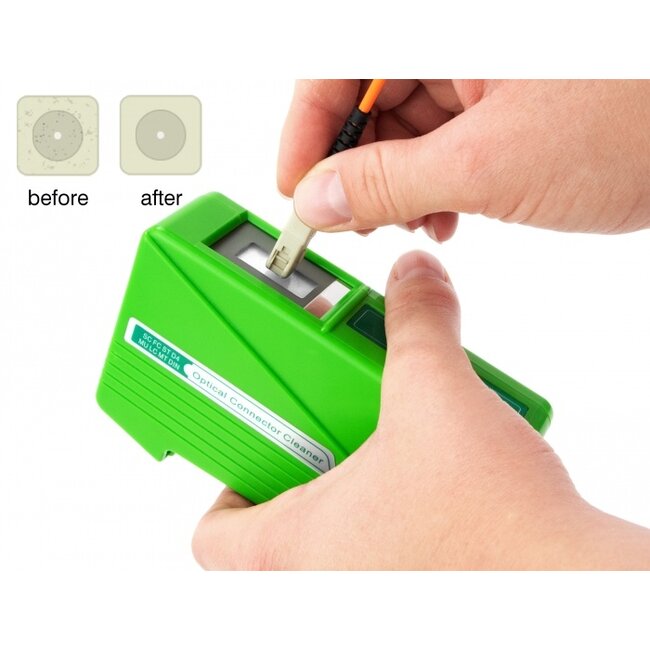 Delock Fiber Optic Cleaning Cassette for connectors with 1.25 and 2.50 mm ferrule