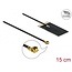 Delock WLAN 802.11 ac/ax/a/h/b/g/n Antenna I-PEX Inc., MHF® I plug 2.7 - 3.0 dBi 1.13 15 cm FPC internal self adhesive