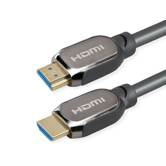 Roline ROLINE ATC 8K HDMI Ultra HD Kabel met Ethernet, M/M, zwart, 1 m