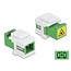 Delock Keystone Module SC Simplex female to SC Simplex female with laser protection flip inside