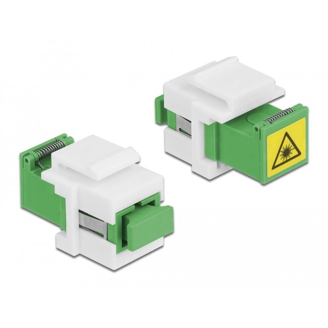 Delock Keystone Module SC Simplex female to SC Simplex female with laser protection flip inside