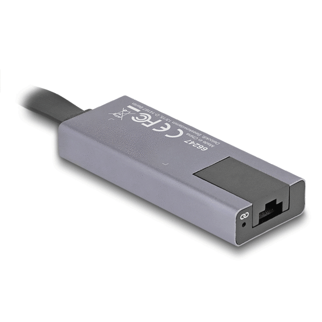 Delock USB Type-A Adapter to 2.5 Gigabit LAN slim