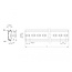 Delock DIN Rail 35 x 7.5 mm (100 cm) Aluminium