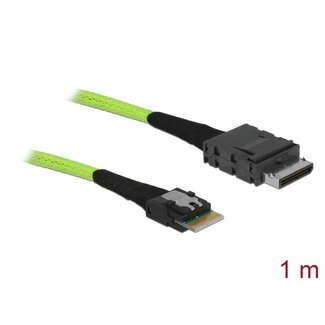 DeLOCK Delock Cable OCuLink PCIe SFF-8611 to Slim SAS SFF-8654 1 m