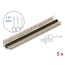 Delock Pin header 40 pin, pitch 1.27 mm, 1-row, angled, 5 pieces