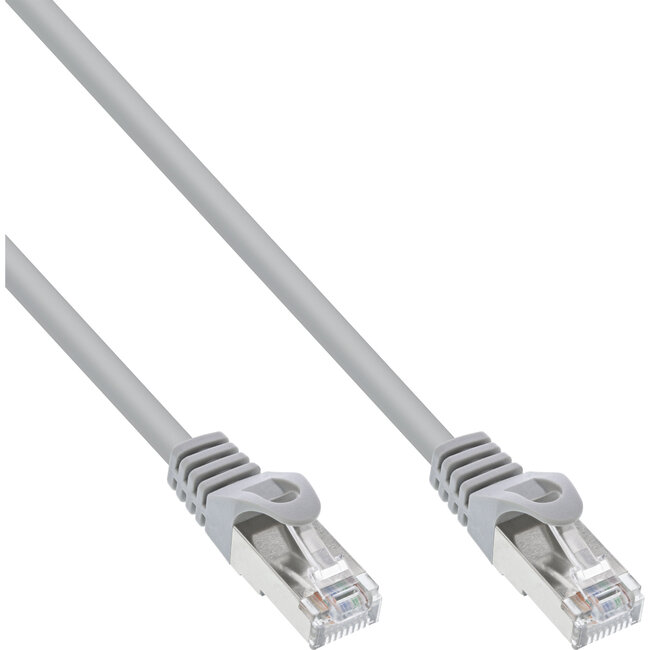 InLine® Patchkabel, S-FTP, Cat. 5e, grijs, 10m