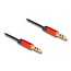 Delock Audio Retractable Cable 3.5 mm 3 Pin Stereo jack male to male 90 cm