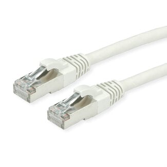 Roline ROLINE S/FTP-kabel Cat.7, LSOH, met RJ-45 connectoren (500 MHz / Klasse EA), grijs, 0,5 m