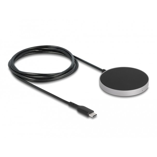 Delock Wireless Charger with 5 W / 7.5 W / 10 W / 15 W - Inductive Charging Pad