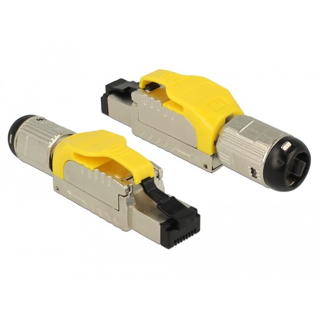 Delock RJ45 Plug field assembly Cat.6A metal