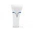 Delock Braided Sleeving with Hook-and-Loop Fastener 2 m x 32 mm white
