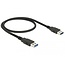 Delock Cable USB 2.0 Type-A male > USB 2.0 Type-A male 0.5 m black