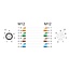 Delock M12 Cable A-coded 8 pin male to female PUR (TPU) 2 m