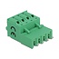 Delock Terminal block set for PCB 4 pin 5.08 mm pitch vertical