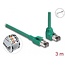 Delock RJ45 Network Cable PROFINET SF/UTP 90° angled 3 m green
