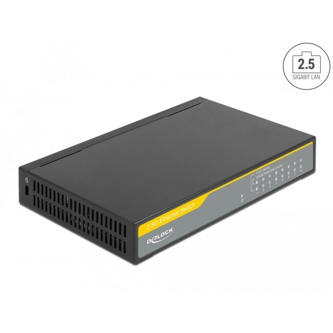Delock 2.5 Gigabit Ethernet Switch 8 Port