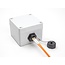 Delock Optical fiber built-in connector LC Duplex to LC Duplex with protective cap Multi-mode IP68 dust and waterproof