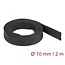 Delock Fabric heat shrink tube 2 m x 10 mm shrinkage ratio 2:1 black