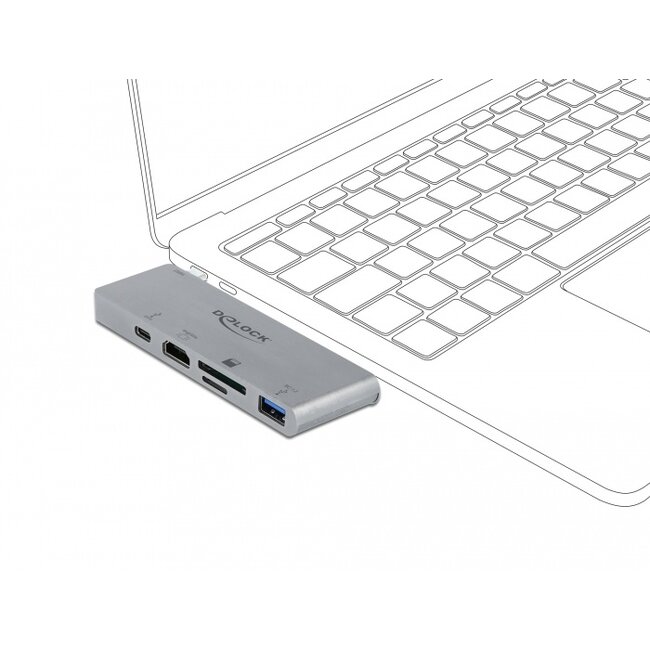 Delock Docking Station for MacBook with 4K and PD 3.0