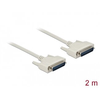 DeLOCK Delock Serial Cable D-Sub 25 male to male 2 m