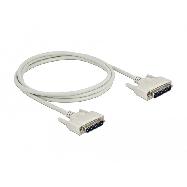 Delock Serial Cable D-Sub 25 male to male 2 m