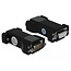 Delock Converter 1 x Serial RS-232 DB9 female to 1 x Serial LVTTL / LVCMOS 3.3 V DB9 male with ESD protection 3 kV and extended temperature range