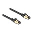Delock RJ45 Network Cable Cat.6A male to male S/FTP black 3 m with Cat.7 raw cable suitable for industrial and outdoor use