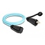 Delock Optical fiber cable LC Duplex to LC Duplex with protective cap multi-mode OM3 IP68 dust and waterproof 2 m