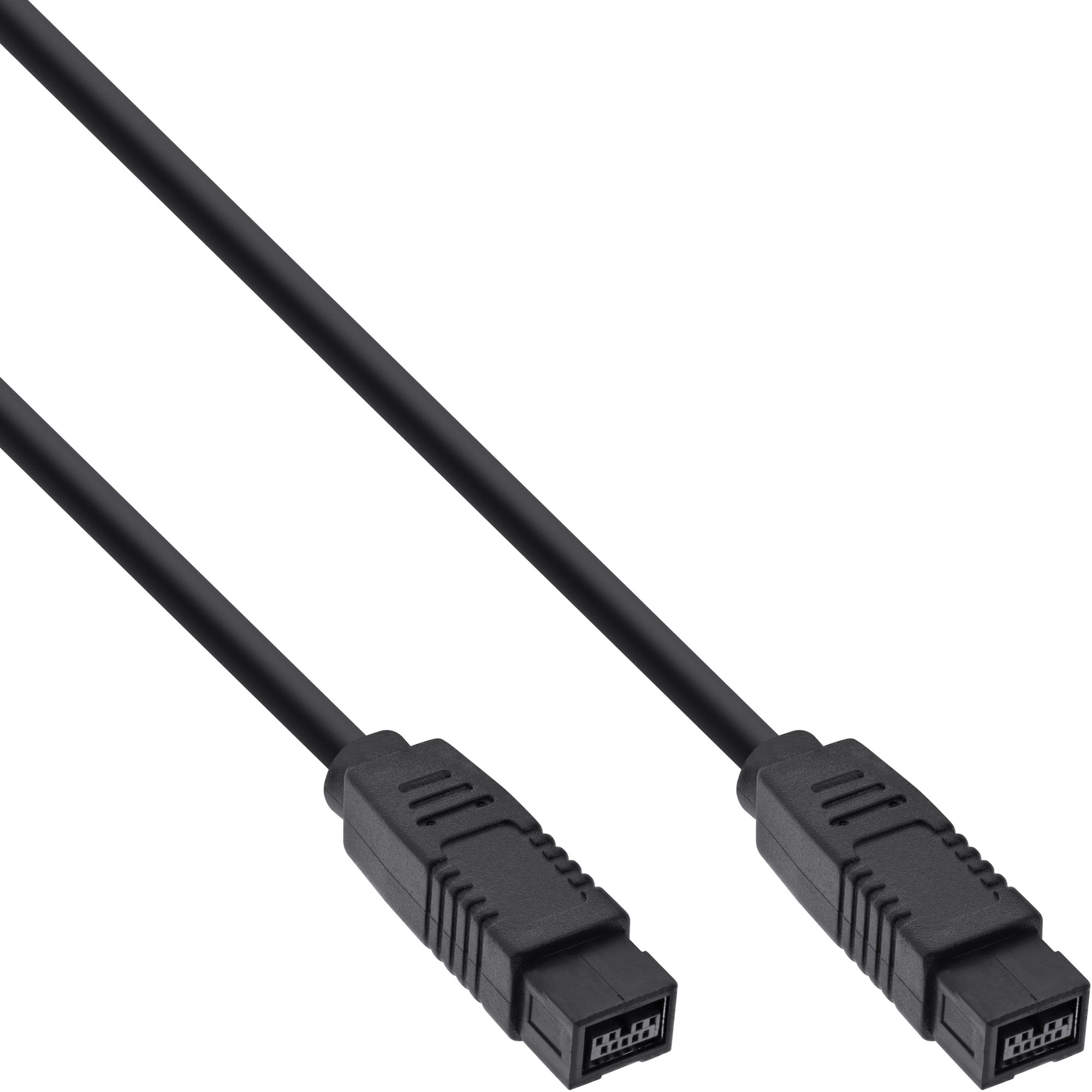 InLine 39902. Kleur van het product: Zwart, Geslacht connector: Mannelijk/Mannelijk, Overdrachtssnelheid: 800 Mbit/s. Snoerlengte: 1,8 m