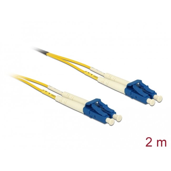 Delock Cable Optical Fibre LC > LC Singlemode OS2 2 m