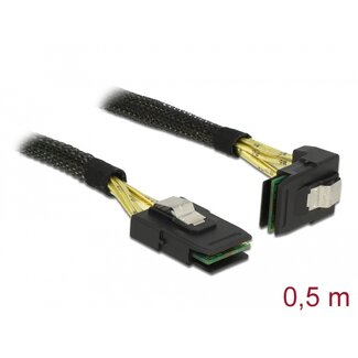 DeLOCK Delock Cable Mini SAS SFF-8087 > Mini SAS SFF-8087 angled 0.5 m