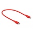 Delock Data and charging cable USB Type-C™ to Lightning™ for iPhone™, iPad™ and iPod™ red 0.5 m MFi