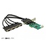 Delock PCI Express Card to 4 x Serial RS-232 High Speed 921K with Voltage supply