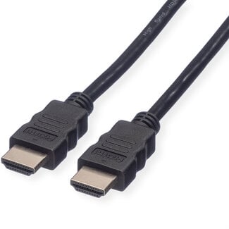 Roline ROLINE HDMI High Speed kabel met Ethernet M-M, zwart, 10 m