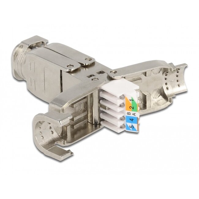 Delock Coupler for network cable Cat.6 STP toolfree