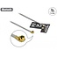 Delock WLAN 802.11 b/g/n Antenna I-PEX Inc., MHF® I plug 2 dBi 1.13 10 cm FPC internal self-adhesive