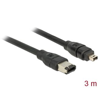 DeLOCK Delock Cable FireWire 6 pin male > 4 pin male 3 m