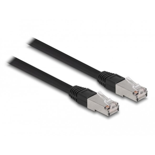 Delock RJ45 Network Cable Cat.6A S/FTP PE Outdoor 10 m black