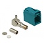 Delock FAKRA Z jack 90° for crimping