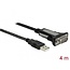 Delock Adapter USB 2.0 Type-A to 1 x serial RS-232 DB9 4 m