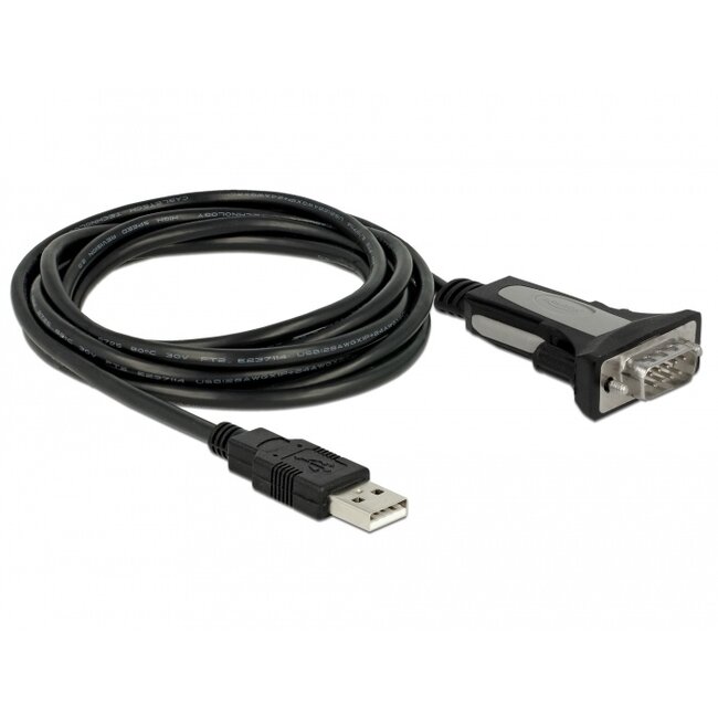 Delock Adapter USB 2.0 Type-A to 1 x serial RS-232 DB9 4 m