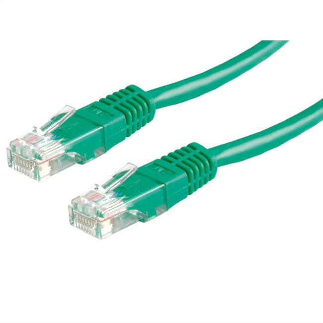 VALUE Patchkabel Cat.6 UTP (Class E), groen, 5 m