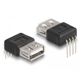 DeLOCK Delock Adapter USB 2.0 Type-A female to 4 pin 90° angled