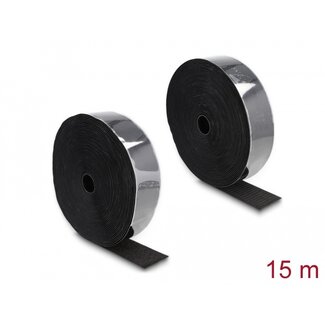 DeLOCK Delock Heavy-duty Hook-and-Loop tape self-adhesive L 15 m x W 50 mm black